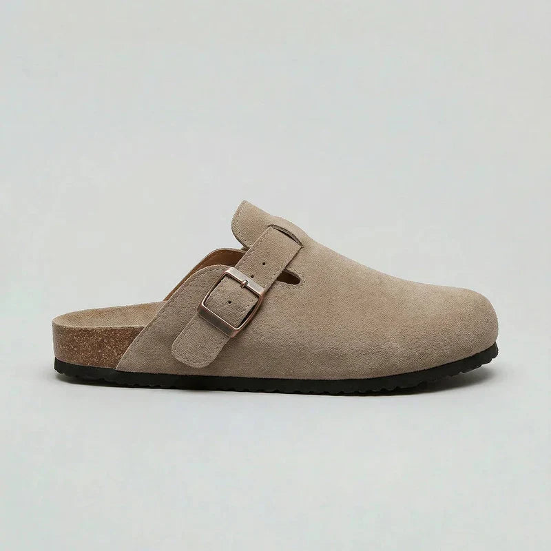 Clogs For Women | Suede Slip-On Adjustable Buckle