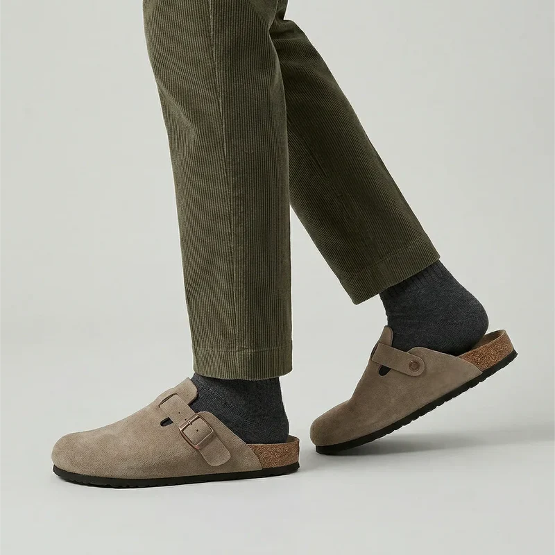 Clogs For Women | Suede Slip-On Adjustable Buckle