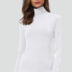 Women's Mock Neck Sweater | Turtleneck Long Sleeves Knit