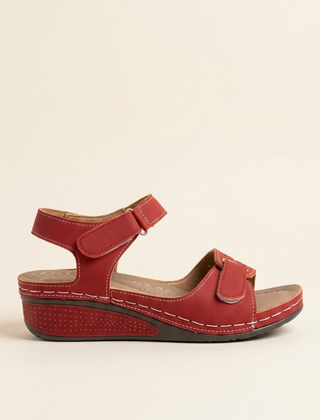 Women's Sandals | Strappy Wedge Sole Open Toe Orthopedic