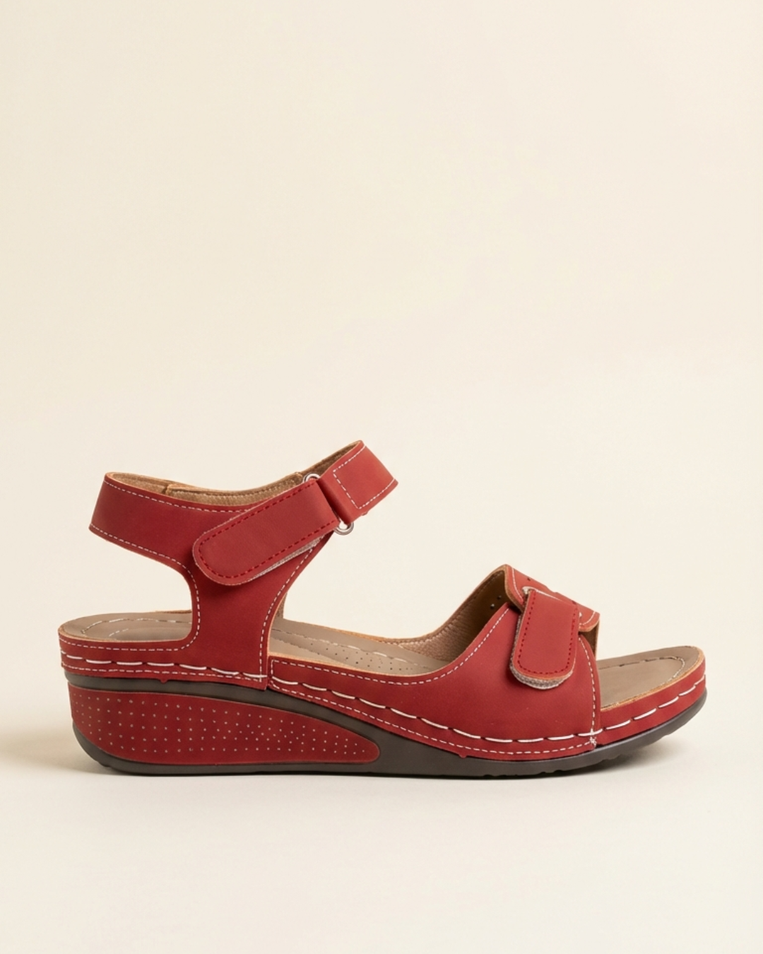 Women's Sandals | Strappy Wedge Sole Open Toe Orthopedic