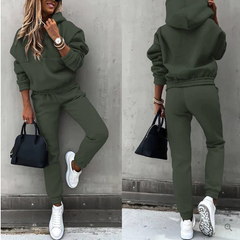 Women's Sweatsuit | Hooded Relaxed Fit Jogger