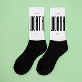 I Am Worth It Socks