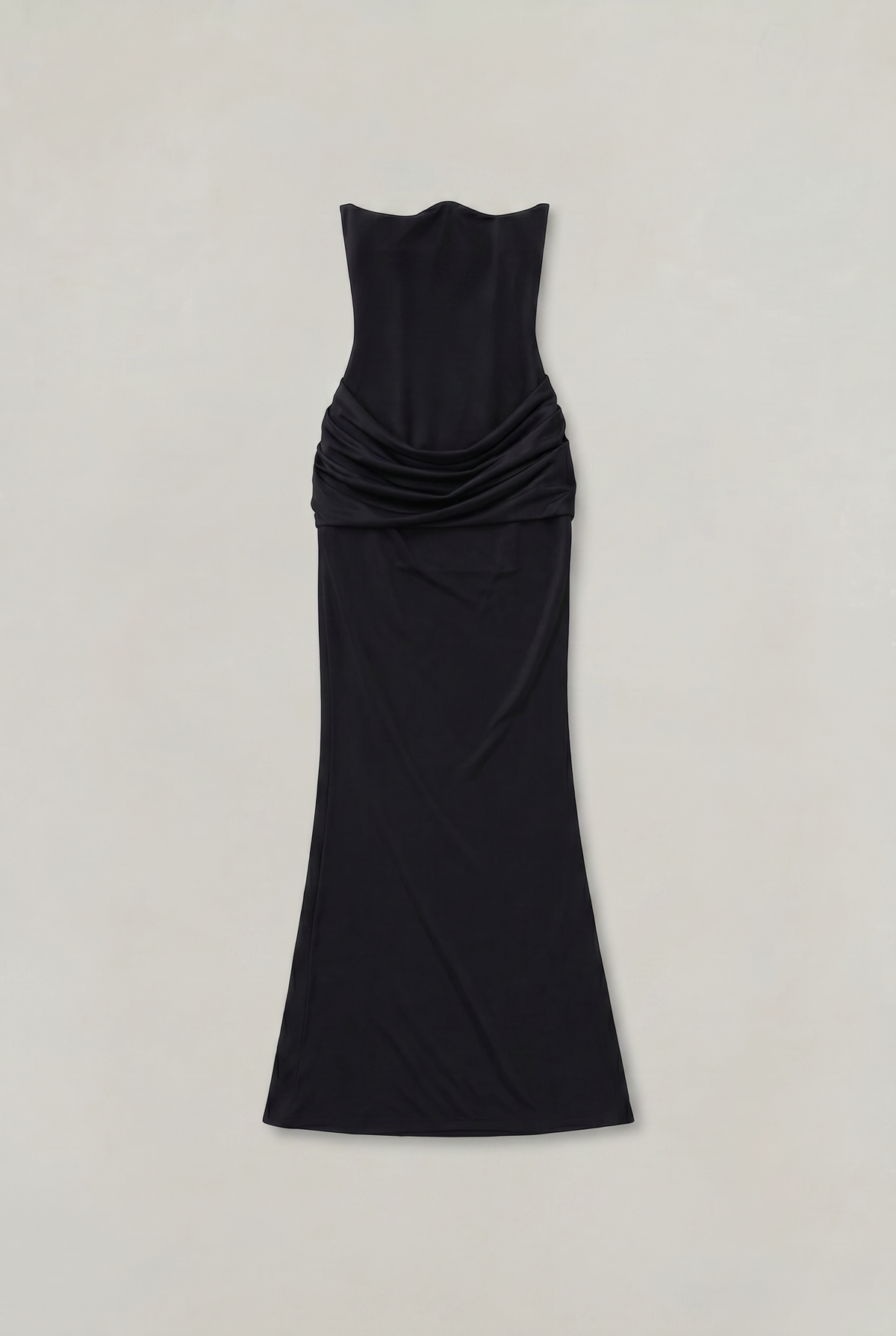 Women's Formal Dress | Strapless Corset Maxi Draped