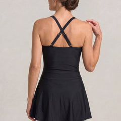 Women's One Piece Swimsuit | Sweetheart Neckline Ruched Skirt