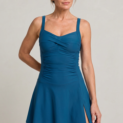 Women's One Piece Swimsuit | Sweetheart Neckline Ruched Skirt