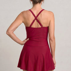 Women's One Piece Swimsuit | Sweetheart Neckline Ruched Skirt