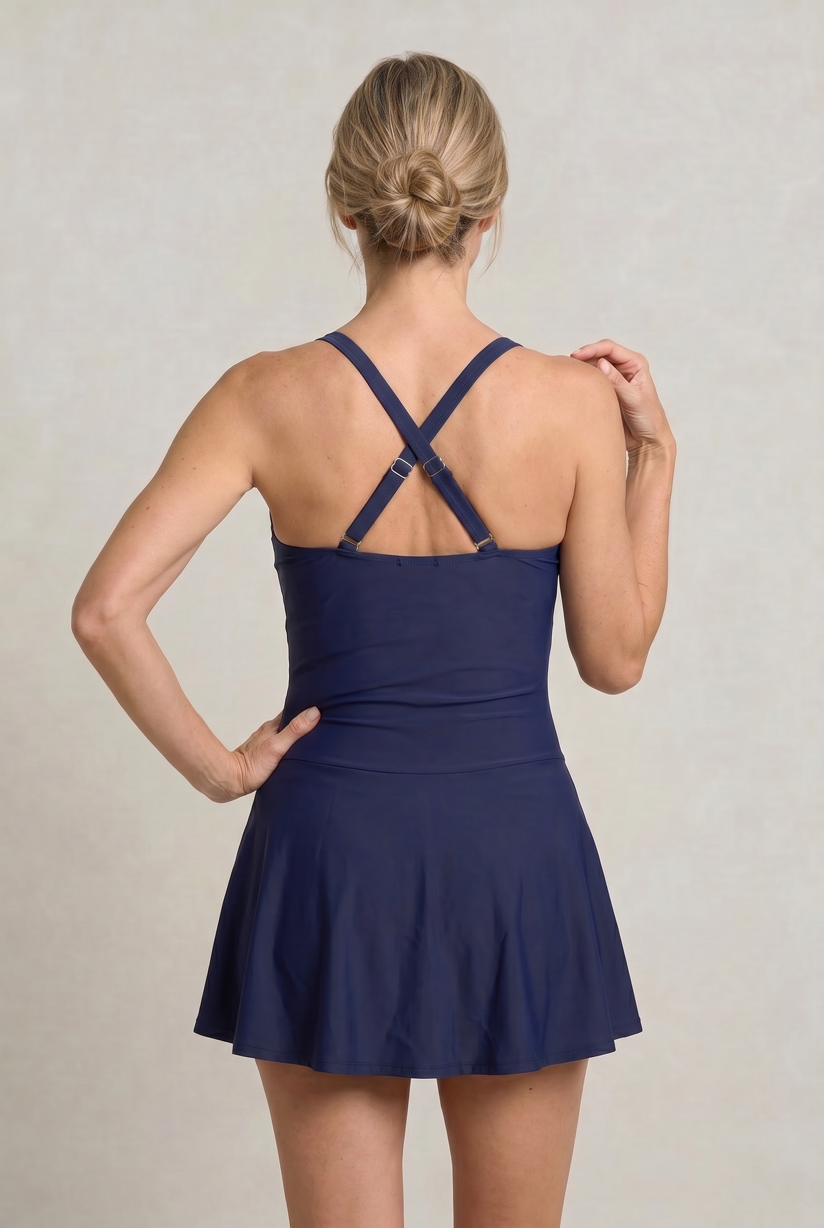 Women's One Piece Swimsuit | Sweetheart Neckline Ruched Skirt