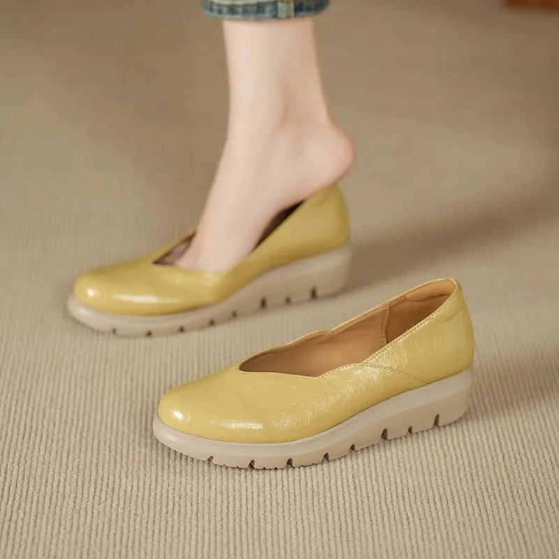 Julia | Orthopedic and Comfortable Leather Ballerinas 0