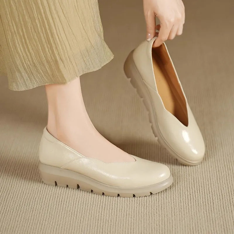 Julia | Orthopedic and Comfortable Leather Ballerinas 8