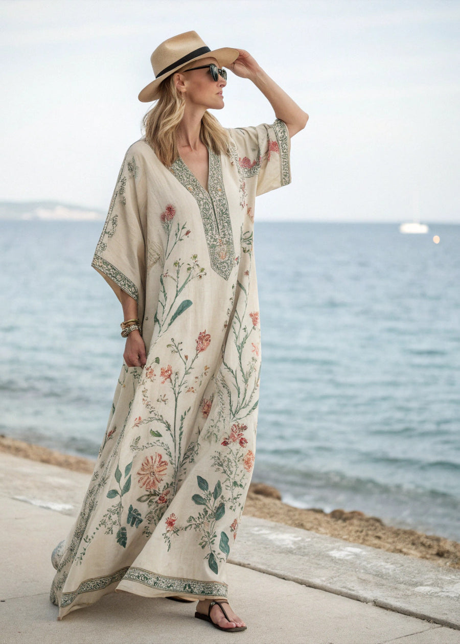 Lieke | Kaftan dress in elegant and bohemian style 1
