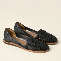 Lily | Woven Closed-Toe Slip-On Comfort Sandals 0