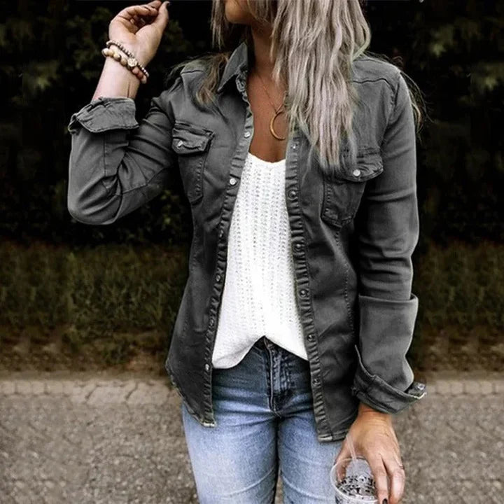 Luna | Modern Casual Denim Jacket for Women 0