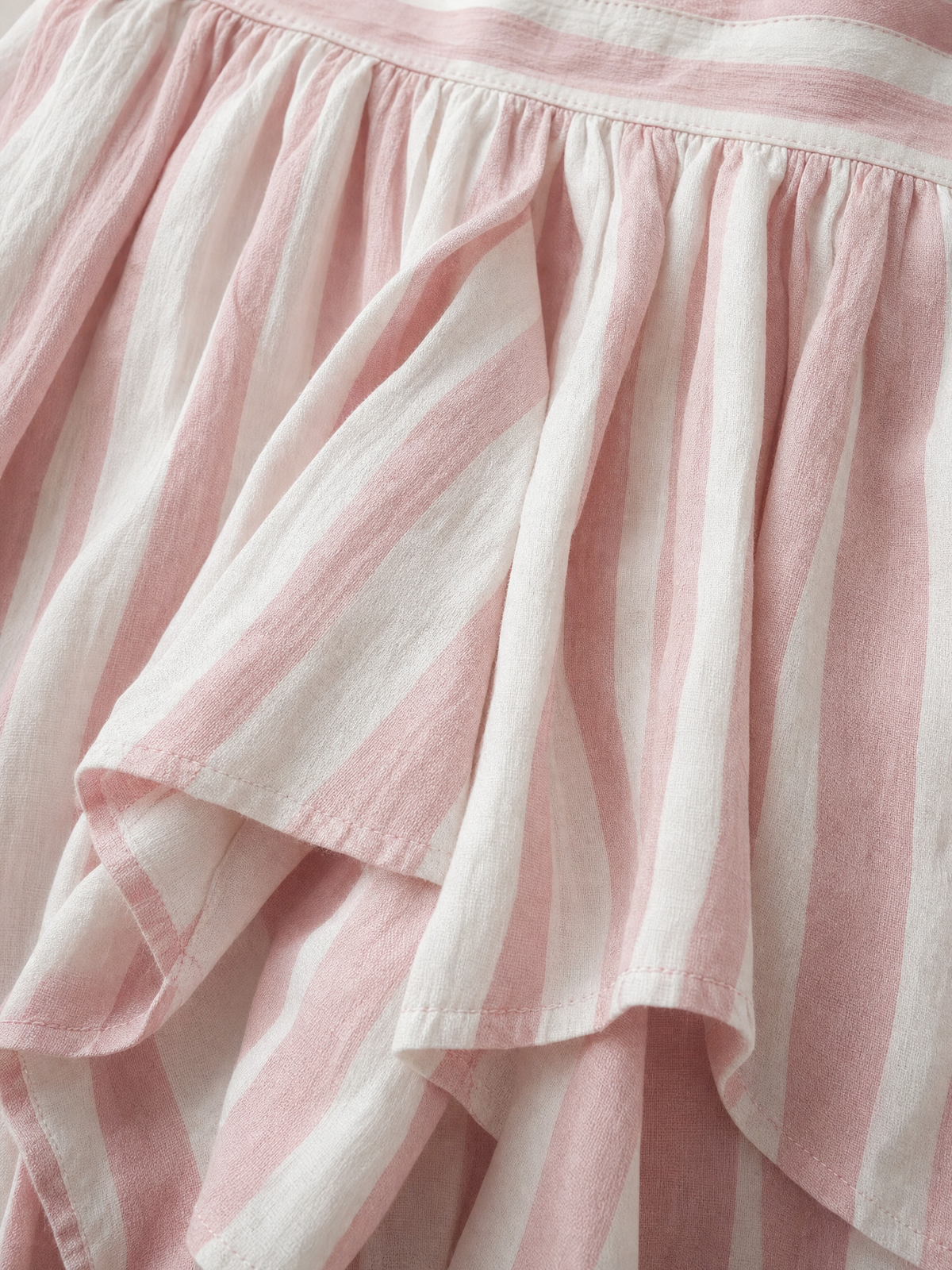 Women's Maxi Skirt | Striped Pleated Maxi Woven