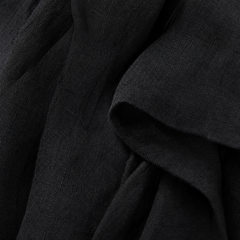 Women's Playsuit | Stand Collar Button Front Sleeveless Linen