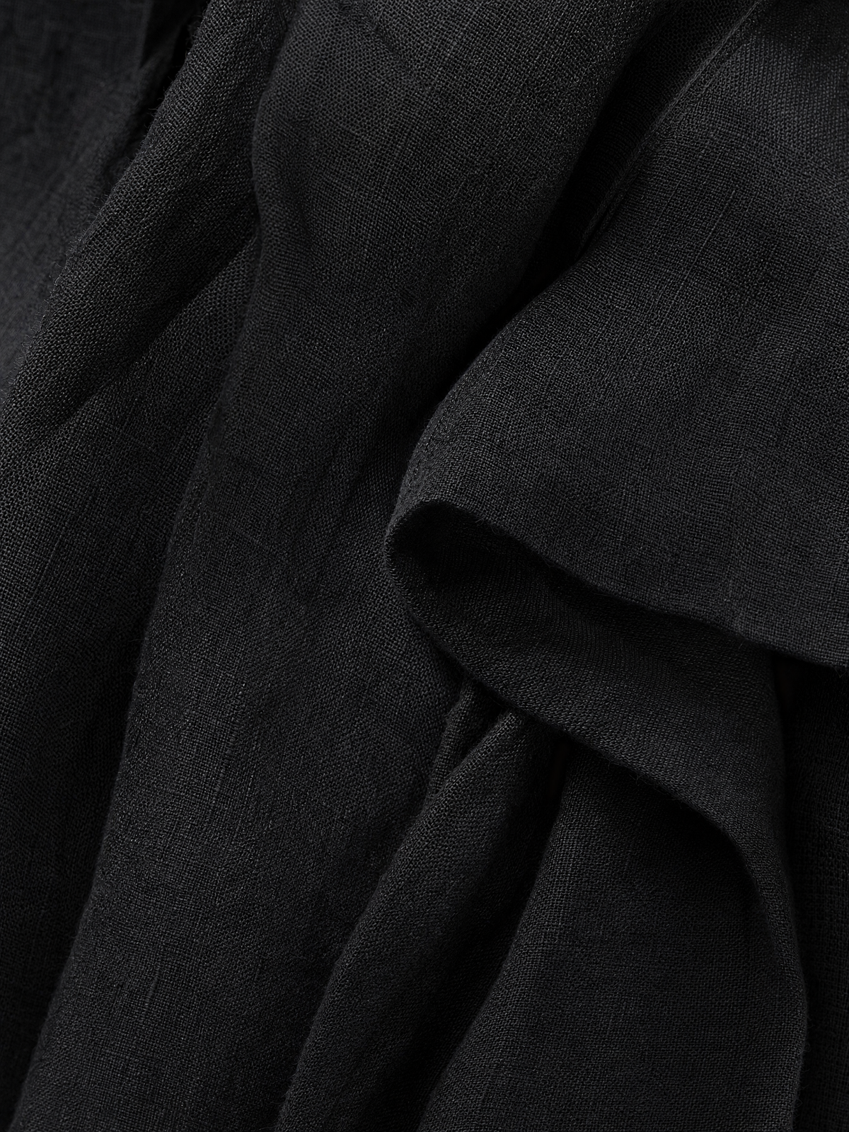 Women's Playsuit | Stand Collar Button Front Sleeveless Linen