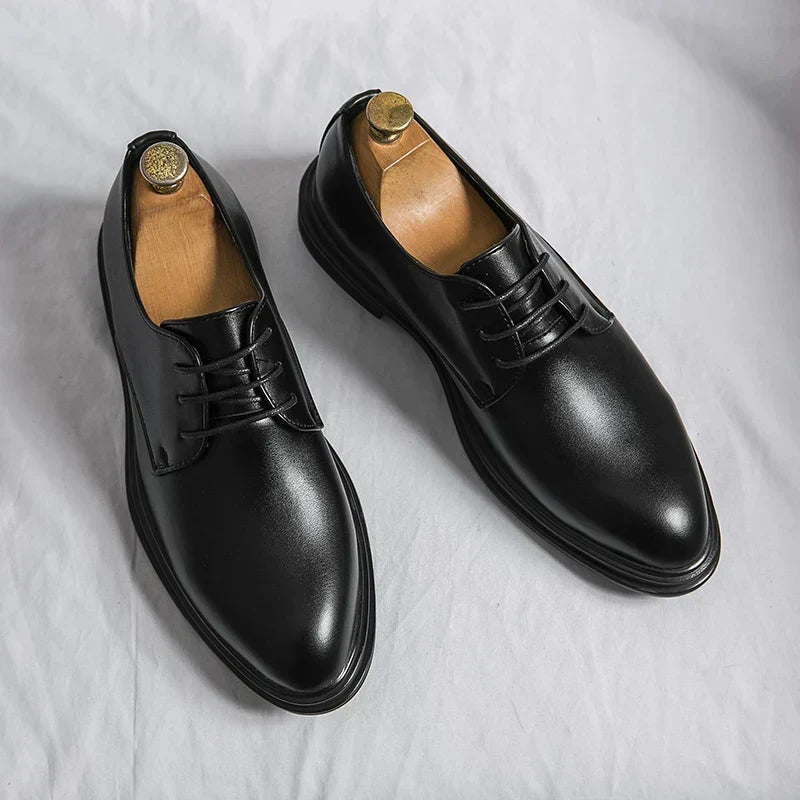 Men's Shoe | Lace-Up Derby Polished Leather