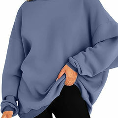 Warm women's oversized hoodie, perfect winter style for cozy casual and loungewear.