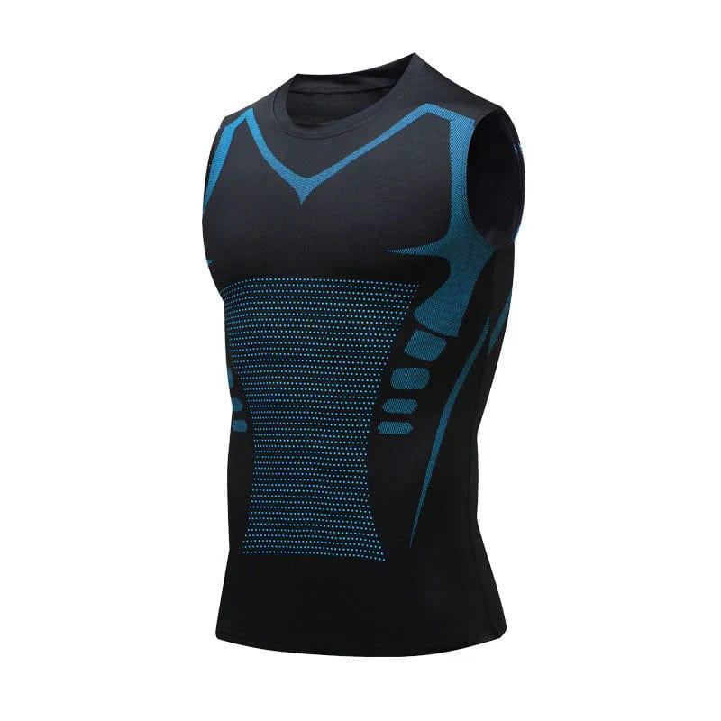 Men's Crop Top | Crew Neck Sleeveless Knit