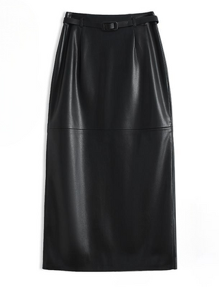 Diana Leather Pencil Skirt - Jack Hafford