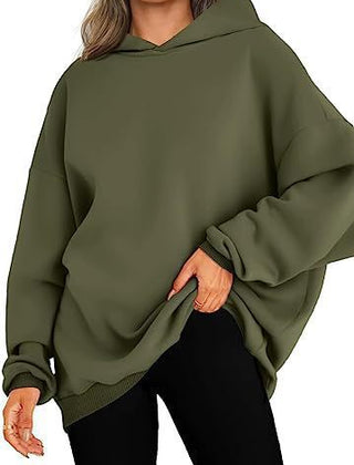 Loungewear women's oversized hoodie, a soft, cozy, and relaxed fit sweatshirt.