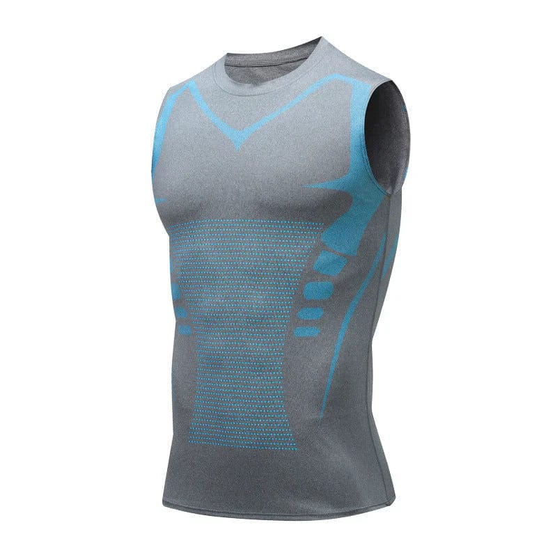 Men's Crop Top | Crew Neck Sleeveless Knit
