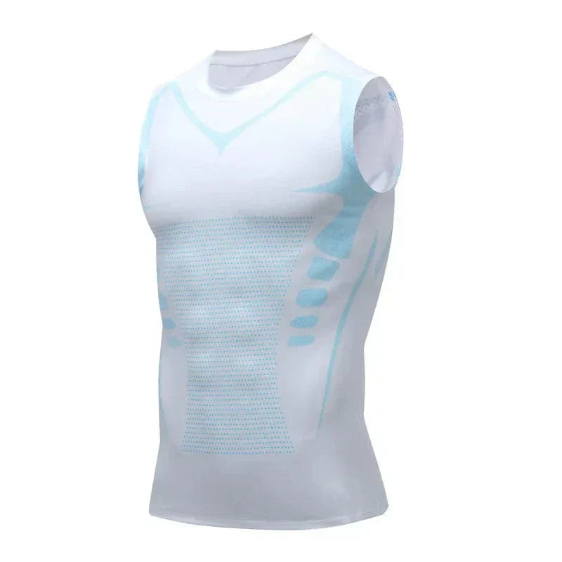 Men's Crop Top | Crew Neck Sleeveless Knit
