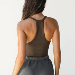 Women's Camisole | V-Neck Sleeveless Ribbed Knit
