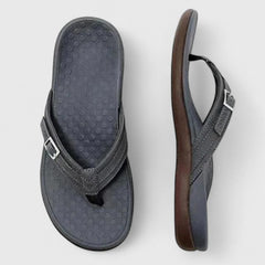 Women's Thong Sandals | Adjustable Buckle Contoured Footbed Flat Sole