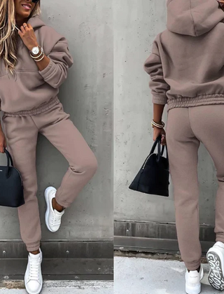 Women's Sweatsuit | Hooded Relaxed Fit Jogger