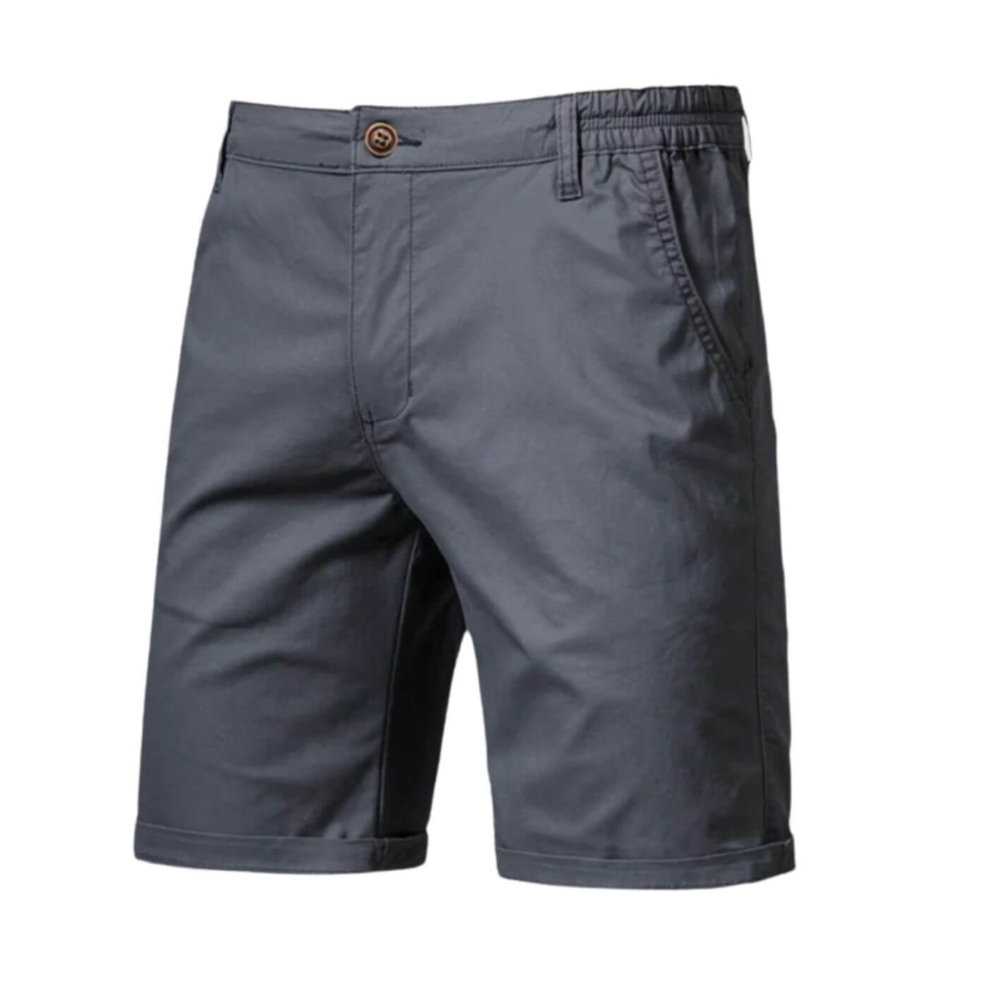 Men's Tailored Dress Shorts | Flat Front Button Closure Relaxed Fit