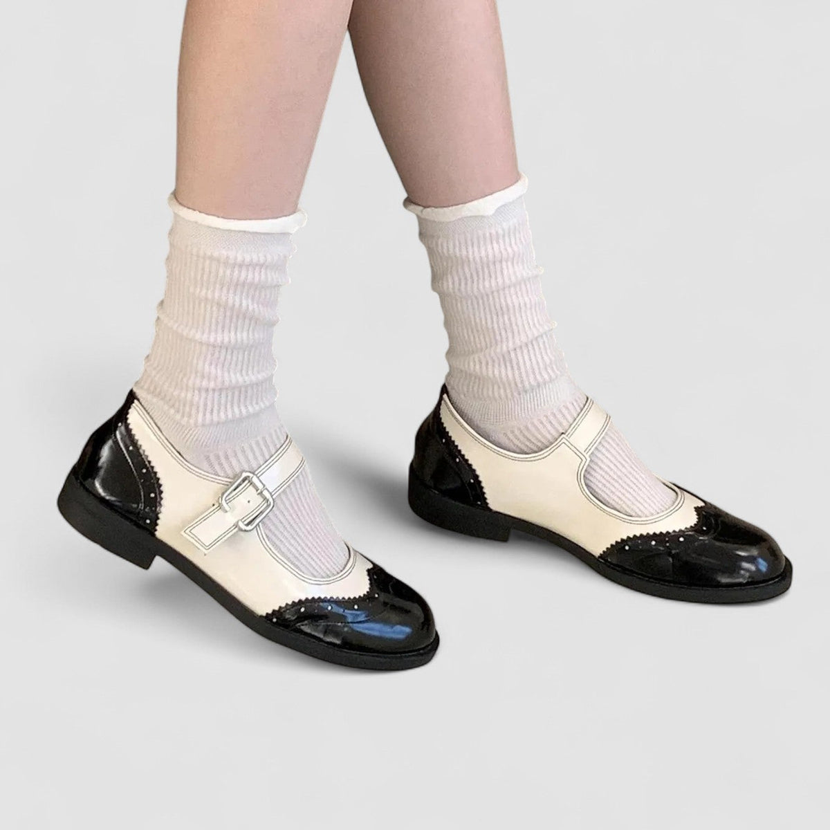 Women's Mary Jane | Rounded Toe Adjustable Strap Leather