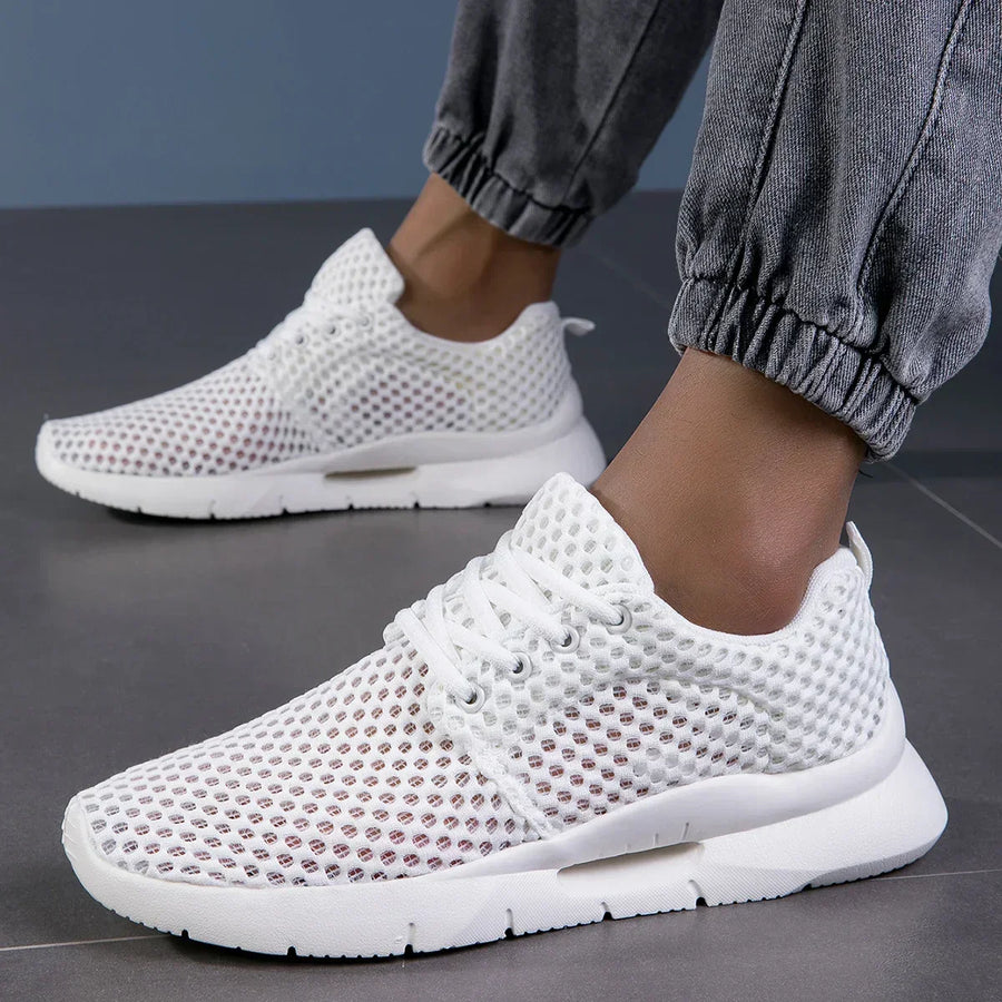 Women's Shoe | Mesh Upper Lace Closure Flexible Sole
