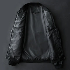 Renegade Leather Bomber Jacket - Jack Hafford
