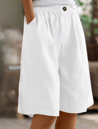 Women's Mini Shorts | Relaxed Fit Elastic Waist Lightweight