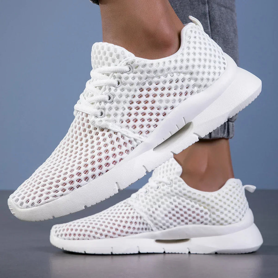 Women's Shoe | Mesh Upper Lace Closure Flexible Sole