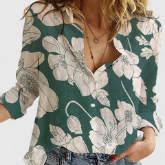 Soren | White Linen Shirt Women Button Down Elegant Loose Fit 11