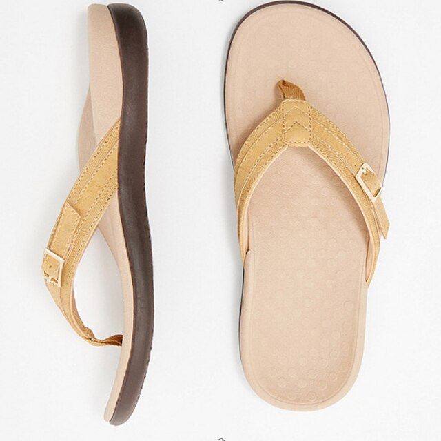 Women's Flip Flop | Toe Post Thong Buckle Strap Cushioned