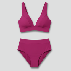 Women's Bikini Top | V-Neck High Waist Swimwear