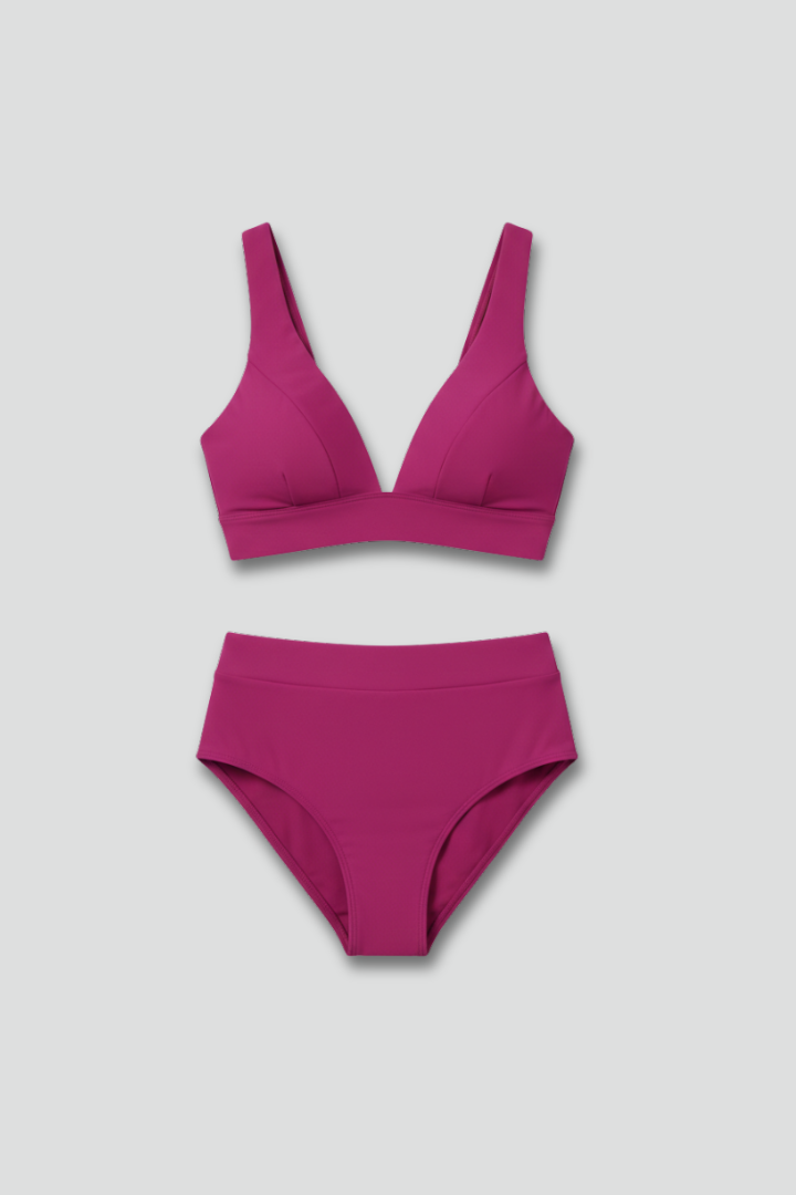 Women's Bikini Top | V-Neck High Waist Swimwear