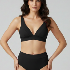 Women's Bikini Top | V-Neck High Waist Swimwear