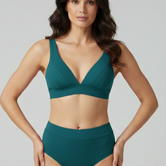 Women's Bikini Top | V-Neck High Waist Swimwear