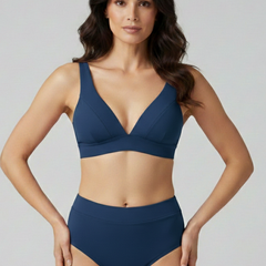 Women's Bikini Top | V-Neck High Waist Swimwear