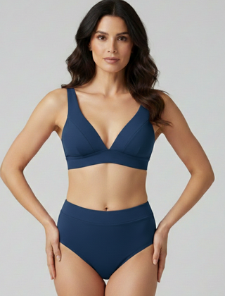 Women's Bikini Top | V-Neck High Waist Swimwear
