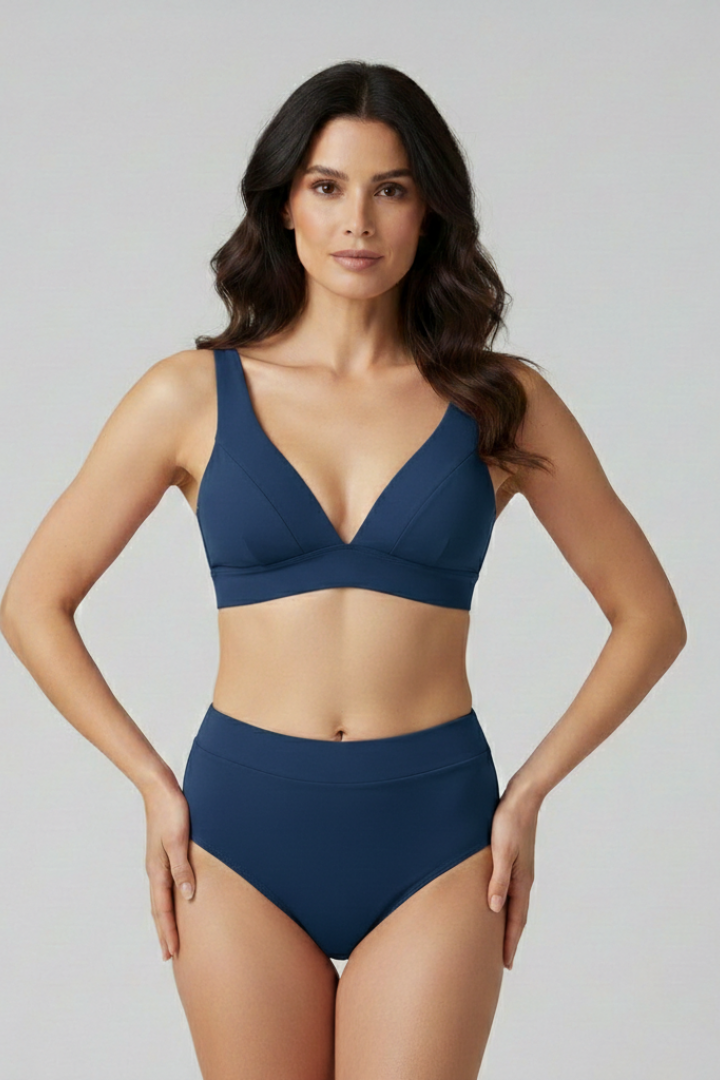 Women's Bikini Top | V-Neck High Waist Swimwear