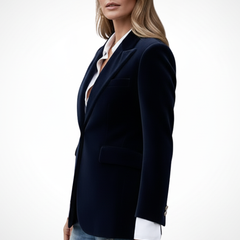 Women's Blazer | Notch Lapel Single Button Velvet