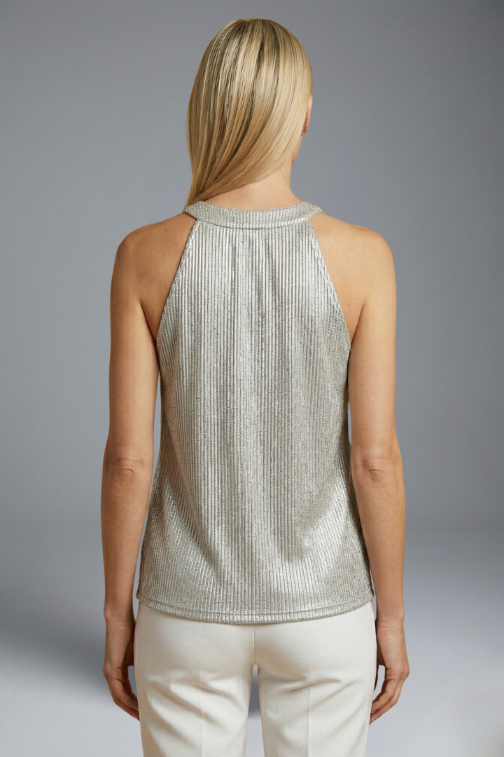 Women's Halter Top | Round Neck Sleeveless Knit