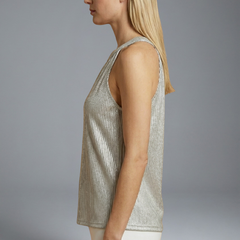 Women's Halter Top | Round Neck Sleeveless Knit