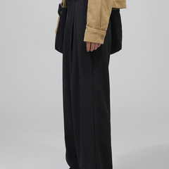 Women's Palazzo Pants | High Rise Wide Leg Pleated Front