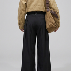 Women's Palazzo Pants | High Rise Wide Leg Pleated Front